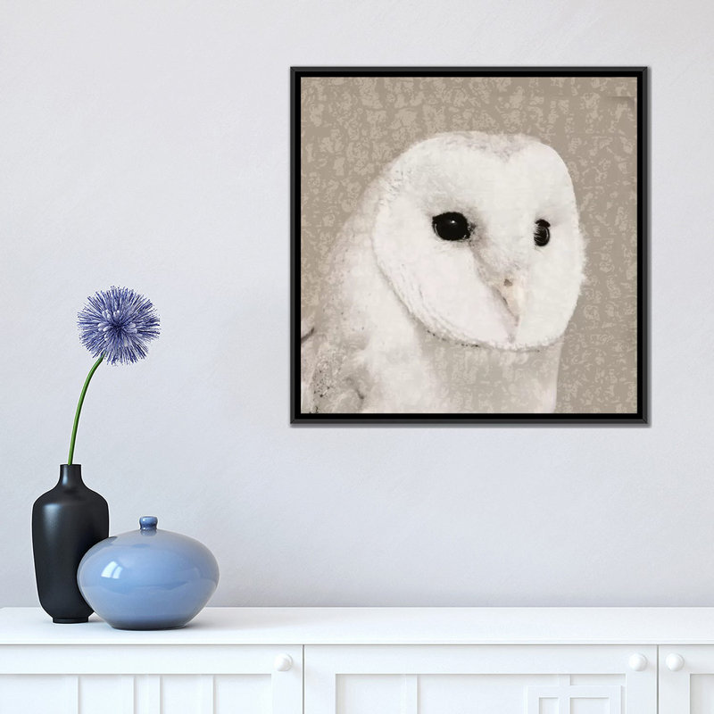 « plumed ii », impression sur toile, H 26 po x l 26 po x P 1,5 po, Toile avec cadre noir, Pas de tapis