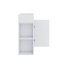 Meuble-lavabo flottant contemporain de 18,5 po avec lavabo en résine