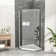 34.12'' W 72'' H Semi-Frameless Neo-angle Right Shower Enclosure