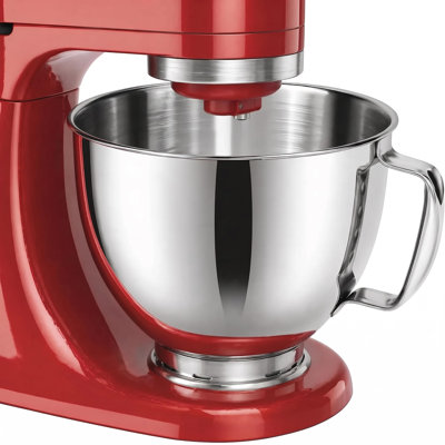 Bol mélangeur en acier inoxydable de 7 pintes (environ 6,6 litres) compatible avec les robots pâtissiers KitchenAid à bol relevable, lavable au lave-vaisselle, accessoire de remplacement pour bol mélangeur de grande capacité