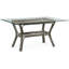 Trellis Glass Dining Table-71012589-71012577