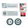 Palram - Canopia Sophia 3' 1" D Acrylic Mist/Gray Stationary Slope Door and Window Awning