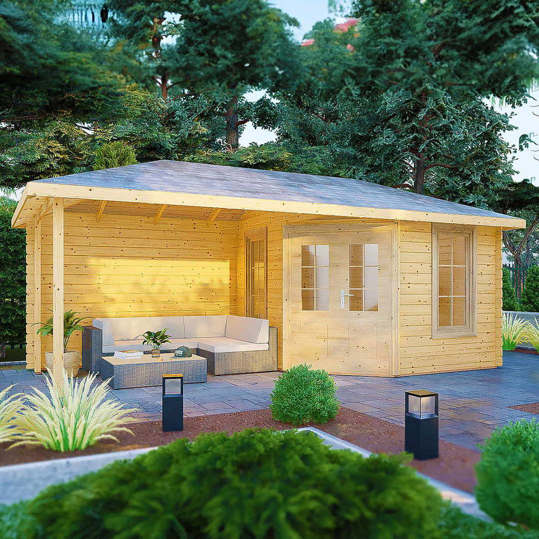 Shire Light Epping 3.6M X 3M Log Cabin Summerhouse (28Mm) - Image 6