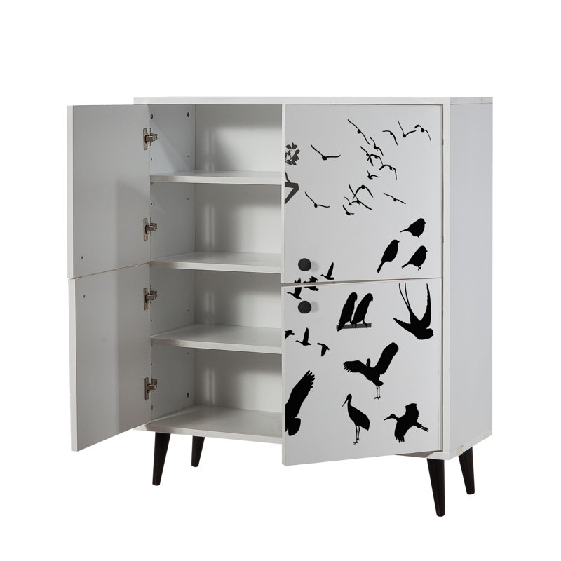 Ouellet 4 -Door 4 -Shelf