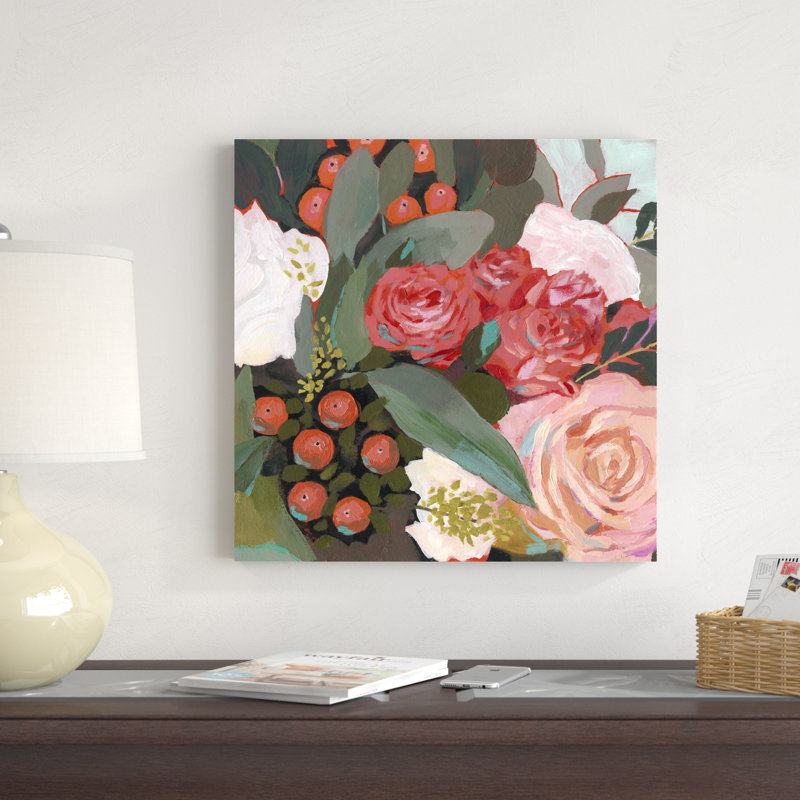 Bouquet d'eucalyptus I, H 20 po x l 20 po x P 1,25 po