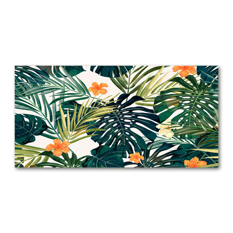 Tropical Leaves - Wrapped Canvas Print