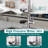Topcraft Single-Hole Single-Handle Pull-Down Kitchen Faucet With Base Plate-125501515