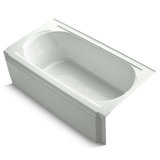Memoirs® 60" x 33.75" Alcove Air Bathtub with BubbleMassage Technology