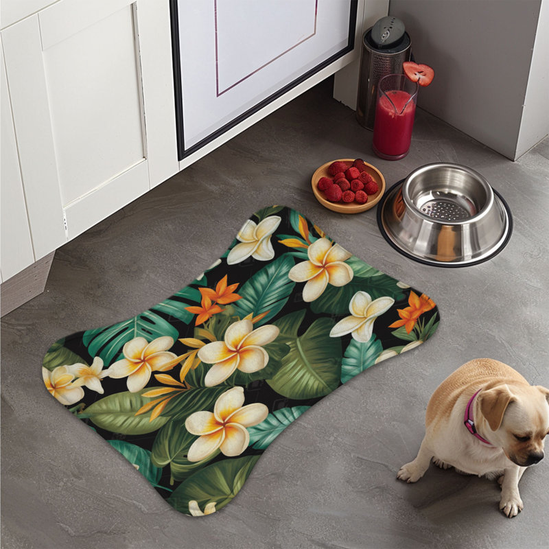 Tapis de pot tropical 1 pièce, Grand (14 po)