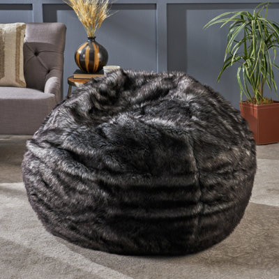 Laprovis Faux Fur Bean Bag Sofa