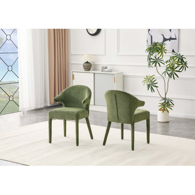 Chaise avec accoudoirs rembourrés Boucle