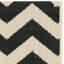 Tapis intérieur / extérieur en coton noir / beige Arneshia-20794147