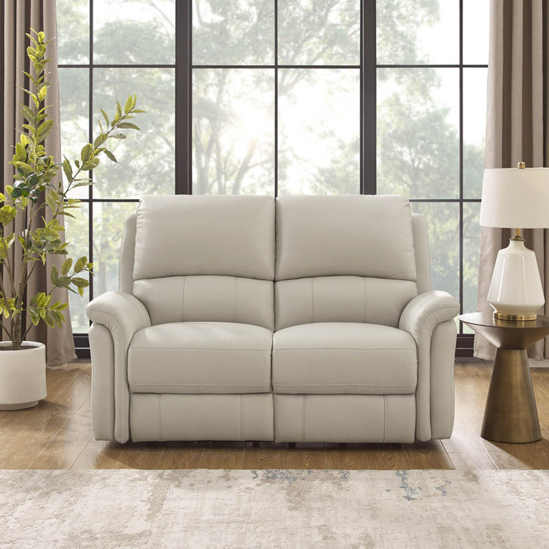 Dawan 64.5'' Leather Loveseat
