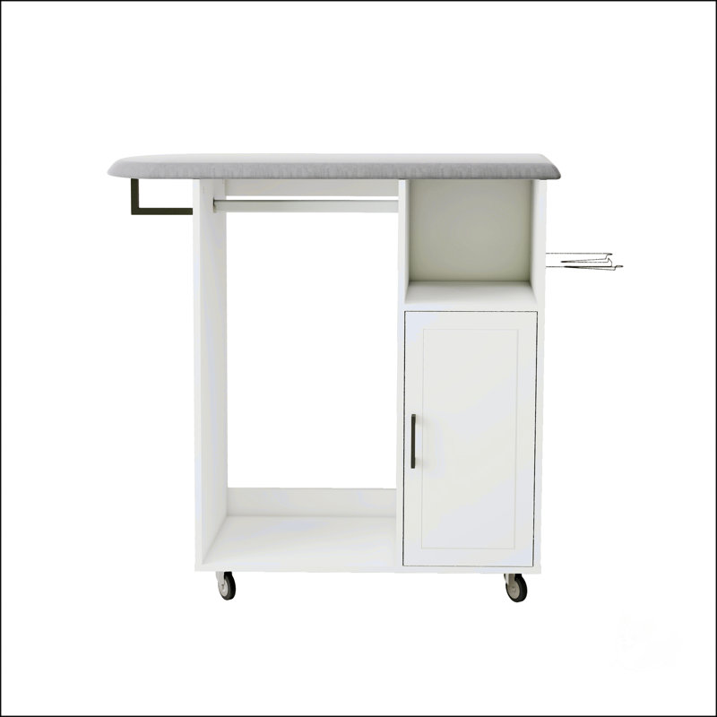Ironing Cart With Rolling Ironing Board