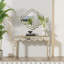 Dario 120cm Glass Top Console Table