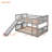 Low Bunk Bed with Reversible Slide-278512511-278512508