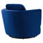 Fauteuil pivotant en velours Pirouette Performance-219657675