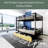 Imboden Kids Full Bunk Bed with Drawers