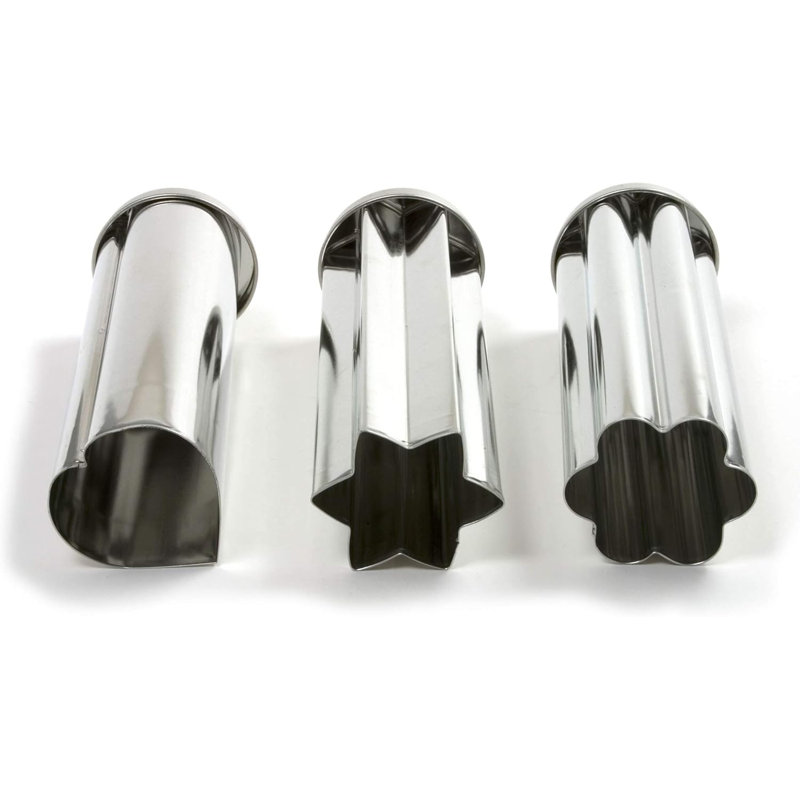 Norpro Tin Canape Bread Molds 3-Piece Set