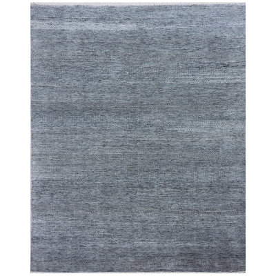 DAMADMARTGYBK Hand Knotted Area Rug in Gray