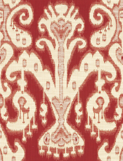 Guaranteed in Stock Fabric, Yellow/Burgundy