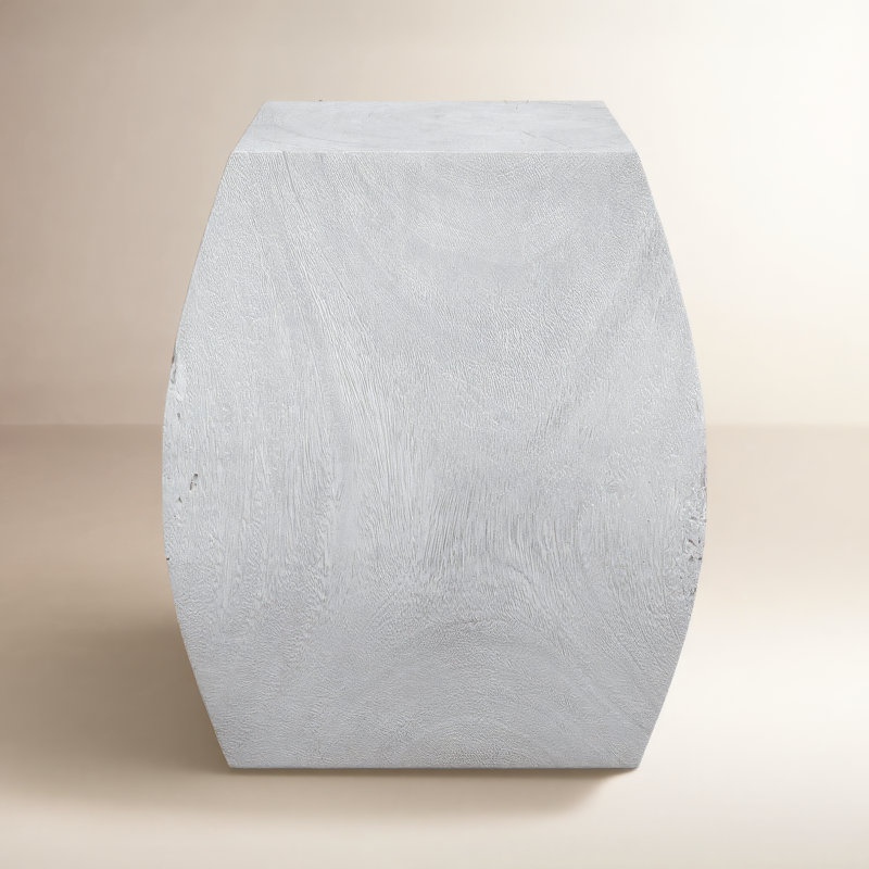 Tabouret d'appoint Coriander Joss & Main Grove, Blanc
