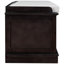 Banc de rangement avec 4 portes et tablettes réglables-1555636904