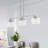 Ashanni 3 - Light Dimmable Kitchen Island Square / Rectangle Chandelier-632463849