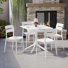 4-Person Outdoor Square Dining Set