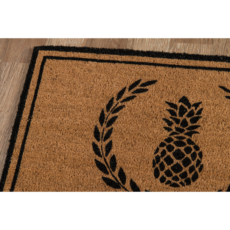 Park 30 in. x 18 in. Non-Slip Outdoor Door Mat, Black
