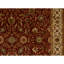 Oriental Area Rug in Wine/Ivory