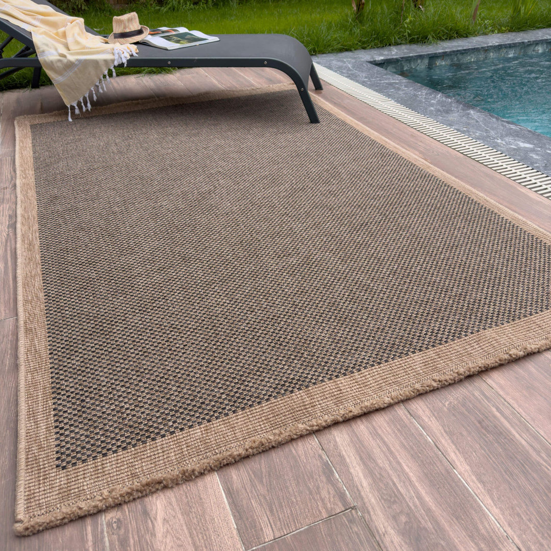 Nature Collection Chequered Indoor / Outdoor Area Rug