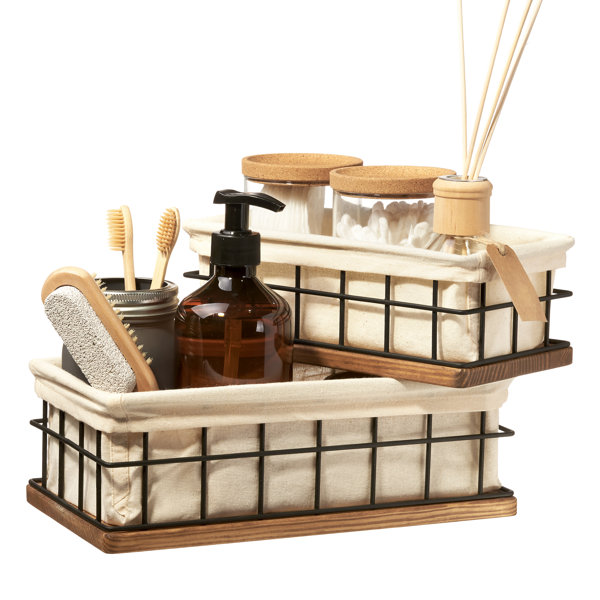 Set towel toilet paper cosmetic baskets holder box, Bathroom - Inspire  Uplift