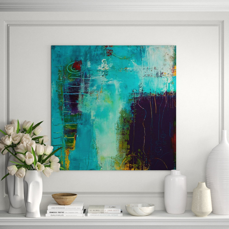 Mighty Ocean I Print by Ann Golumbuk, Plexi, 40" H x 40" W x 1.5" D