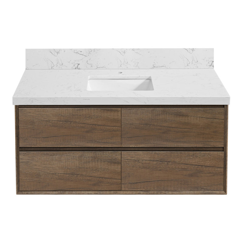 Ensemble de meuble-lavabo mural 48 po