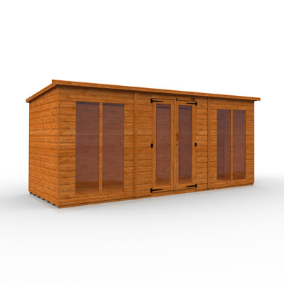 16x6w Tiger Pent Retreat Summerhouse