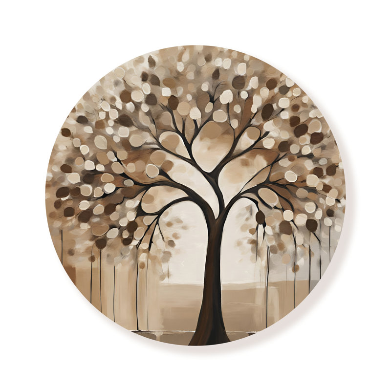 Cercle d'arbre doré