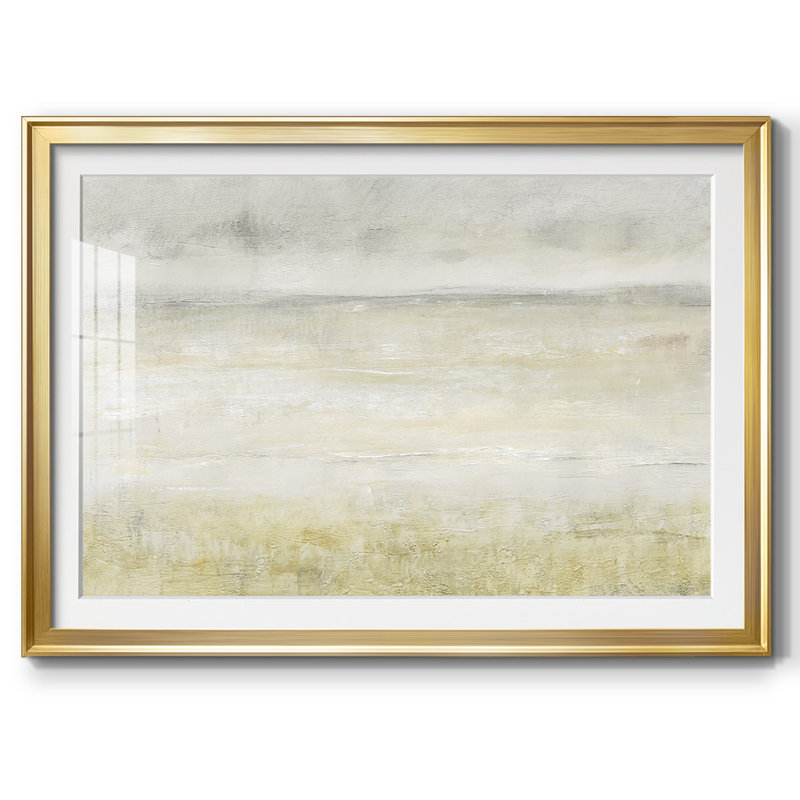 Emballished Squall II, reproduction encadrée sur papier, Or, H 15 po x l 21 po x P 1,5 po