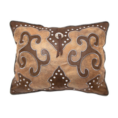 Coussin décoratif Wrangler Chaps Southwestern 16 po x 20 po
