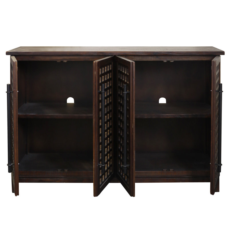 Kyler - Four-Door Sideboard - Warm Brown