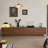 Modern TV Stand Media Console With Drawer Storage, Walnut
