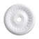 Médaillon de plafond floral en polyuréthane 35-3 / 16 po 2-1 / 2 po