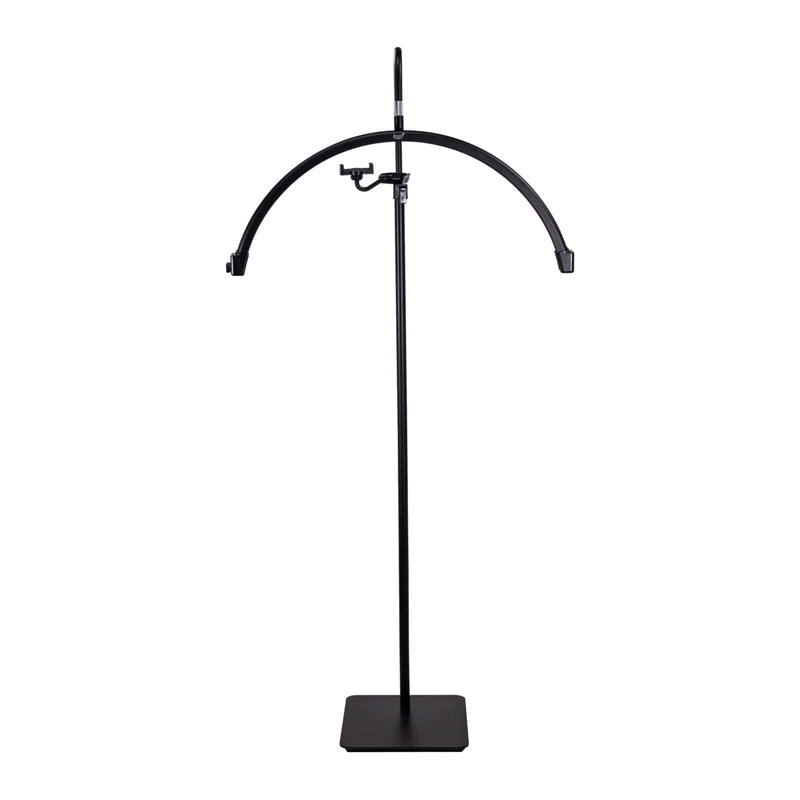 Lampe sur pied Keen Luna, Noir