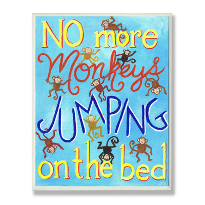 Plaque murale Emery No More Monkeys