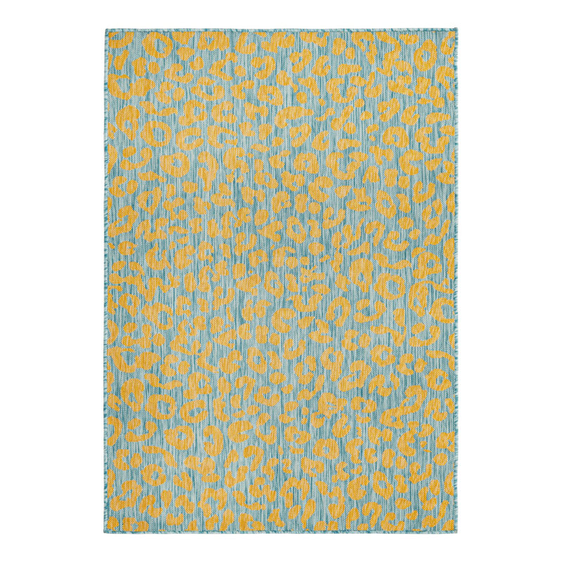 Animal Print Indoor / Outdoor Rug, Rectangle 4' x 6'