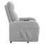 Fauteuil inclinable capitonné
