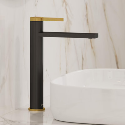 Robinet de lavabo vasque H 12 po avec bonde escamotable Tinian