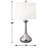 Metallic Drop Metal Table Lamp
