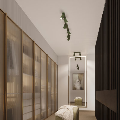 Karbon Aluminium Flush Mount