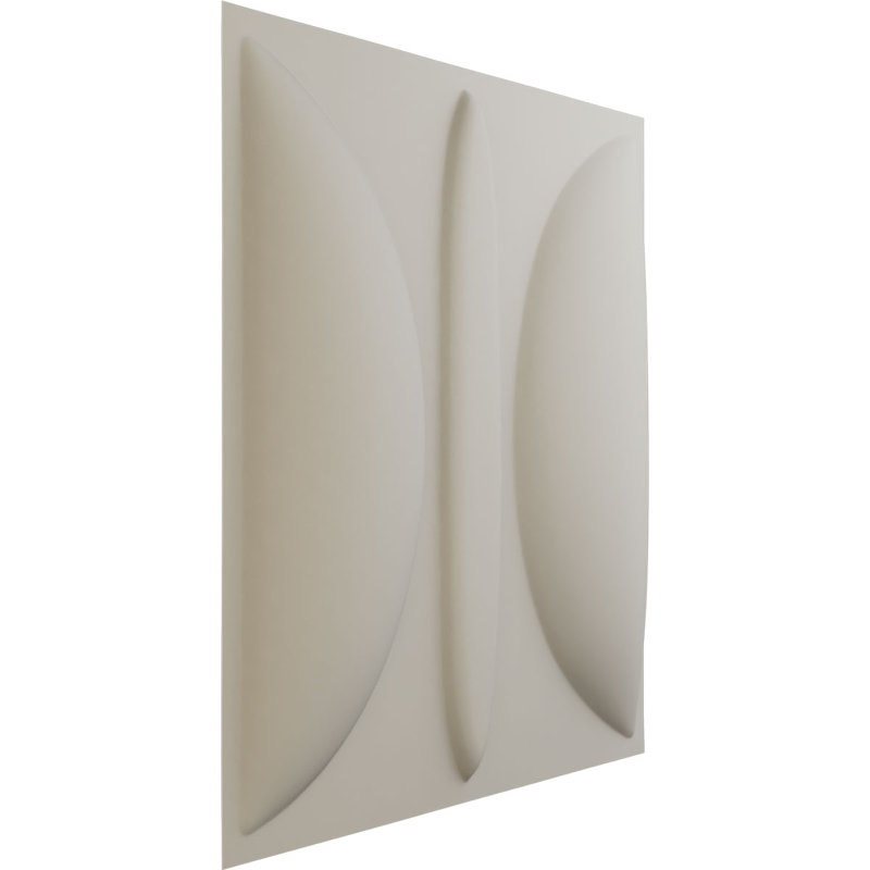 Panneau mural 3D décoratif Saturn EnduraWall, Blanc fleur satiné UltraCover